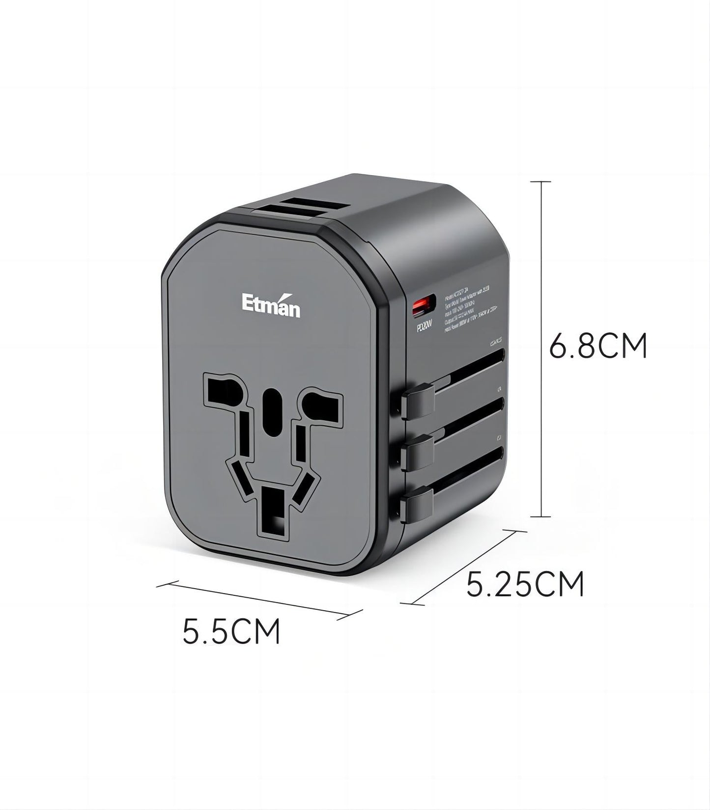 ⚡Adaptor universal de călătorie globală