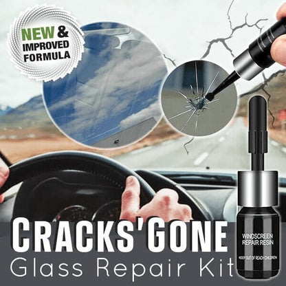 🔥Cumpărați 1 Obțineți 2 gratuit🚗Cracks Gone Glass Repair Kit (New Formula)