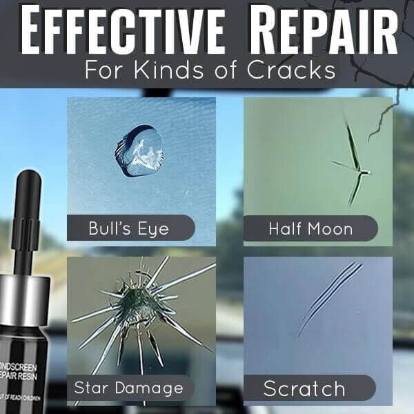 🔥Cumpărați 1 Obțineți 2 gratuit🚗Cracks Gone Glass Repair Kit (New Formula)