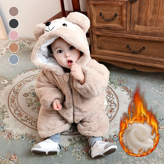 🥳Vânzare de iarnă 40% off🧸Adorabil urs cald de pluș îmbrăcăminte de dormit pentru copii