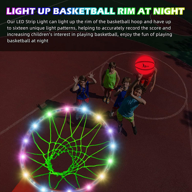 🔥Vânzare de iarnă 40% off🏀LED iluminat Baschet Goal