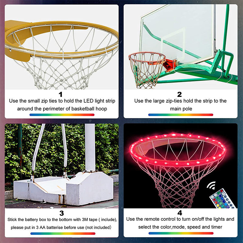 🔥Vânzare de iarnă 40% off🏀LED iluminat Baschet Goal