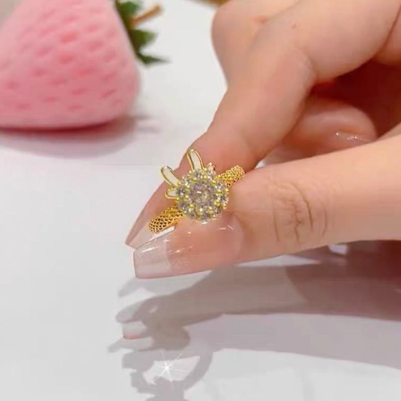 🌟Produse noi 40% off🐉 Inel drăguț Dragon Lucky Ring pentru femei