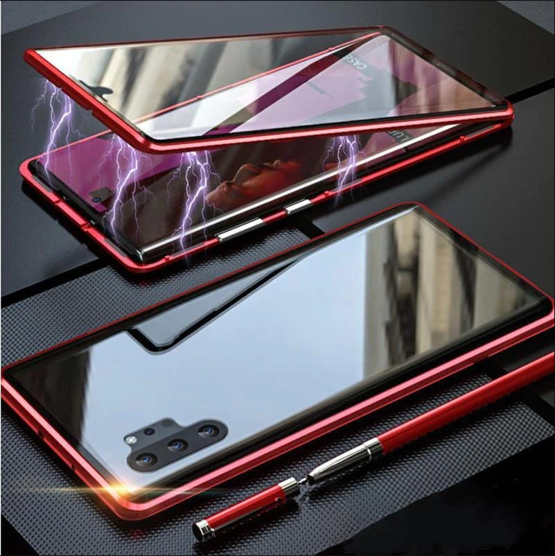 🔥Vânzare de iarnă 40% off✨Magnetic temperat din sticlă magnetică cu două fețe de telefon