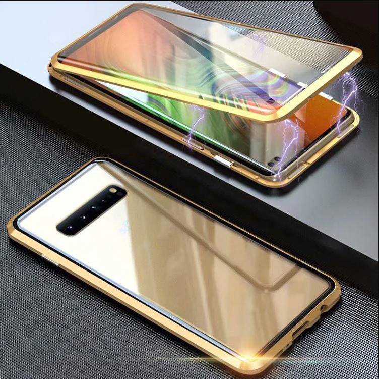 🔥Vânzare de iarnă 40% off✨Magnetic temperat din sticlă magnetică cu două fețe de telefon