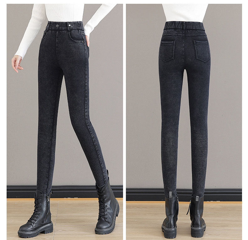 🥳Anul Nou de vânzare 40% off✨Blugi skinny cu talie înaltă pentru femei