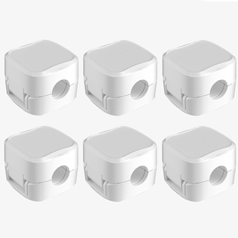 ✨Păstrați-vă desktop-ul curat și ordonat😍Suport pentru cablu magnetic - Set 6 PCS