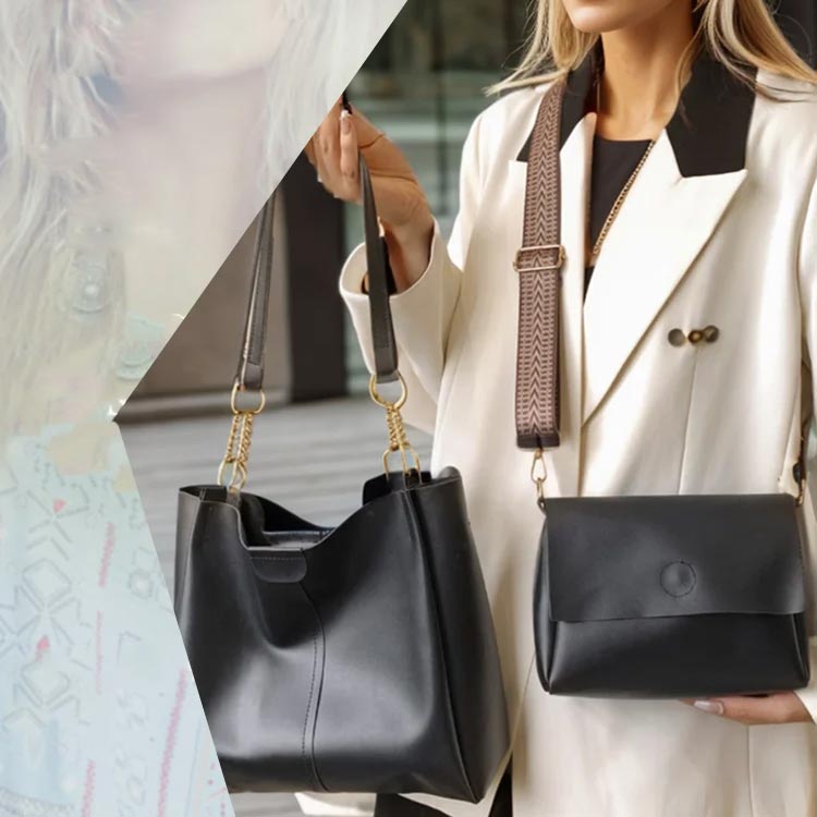 🥳Produse noi 40% off💖Femei Tote Bag Crossbody sac de umăr sac de 2 piese Set de 2 piese