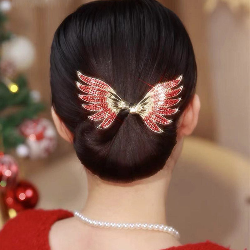 【Schimbare rapidă a coafurii】🌺Hairpin cu floare de strasuri