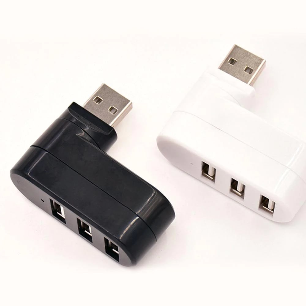 ✨Stație de andocare USB💻Conector USB multifuncțional mini rotativ cu 3 porturi