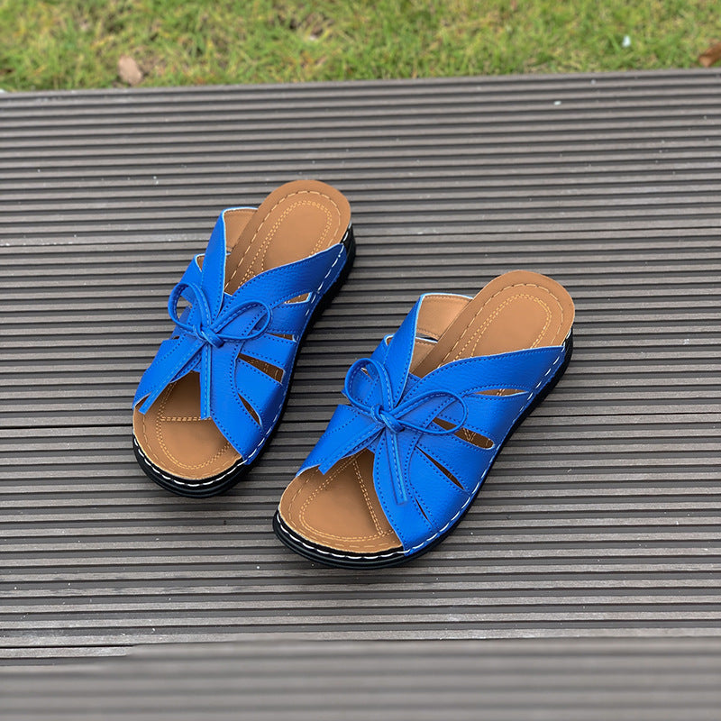 【Numerar la livrare 】👡Sandale Comfort Bowtie Slide pentru femei