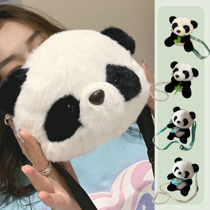 💖Produse noi 40% off🐼Dulce drăguț drăguț desene animate Panda Doll Bag