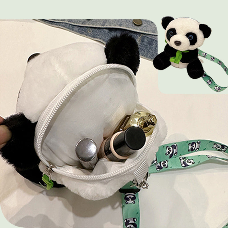 💖Produse noi 40% off🐼Dulce drăguț drăguț desene animate Panda Doll Bag