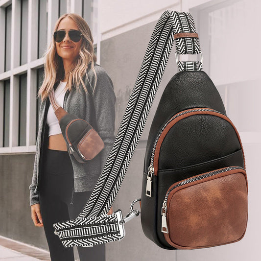 【🎊Numerar la livrare (COD)】✨Mică geantă pentru femei din piele artificială Sling Bag